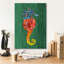 «Hippocampe» épique «Seahorse» par Design Turnpike, estampe numérique sur toile, 18 po x 26 po-1130822510