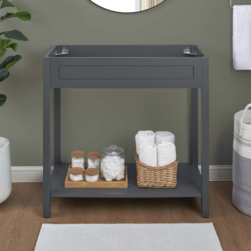 Armoire de meuble-lavabo 36 po Altura, gris