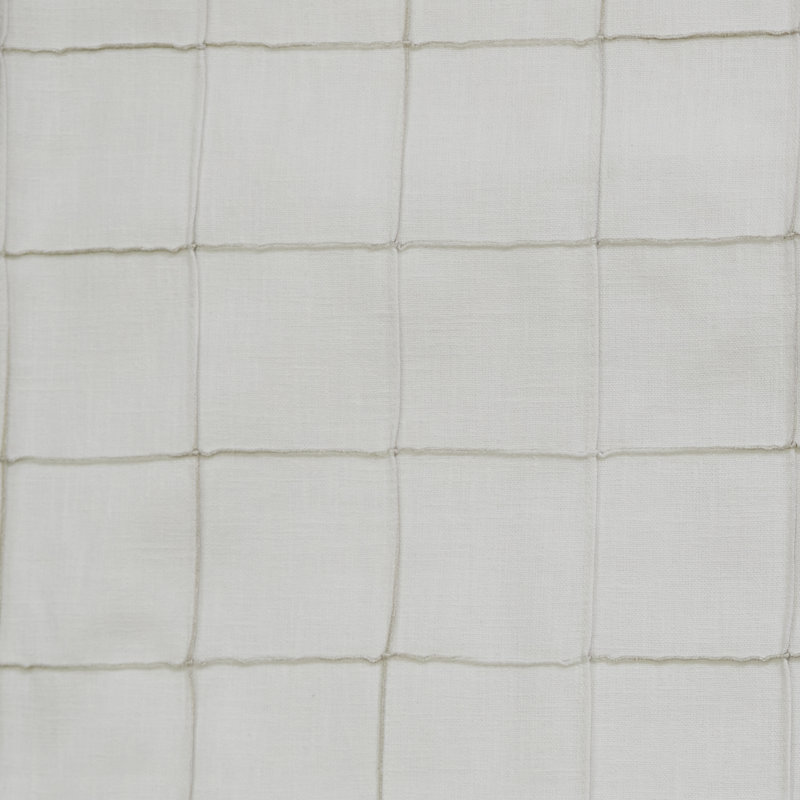 120" Inverted Pleat Double Lining Mathis On White Cotton, Inverted Pleat, Double, 33" W x 120" L
