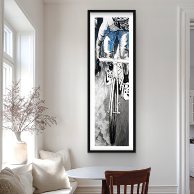 Professional Cyclist – Scenic Man Cave Framed Print Decor