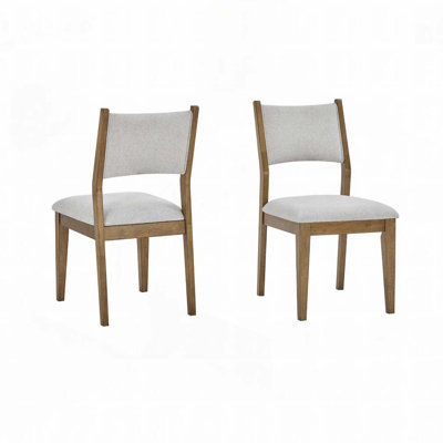 Sherpa Fabric Upholstered Dining Side Chairs