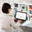 Hideaway Space-Saving Wall-Mounted Floating Desk with Storage-218777063