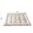 Reversible Fleece Fabric Soft Mattress Topper Machine Washable Two-Sides Mattress Pad, Off-White-1912453566