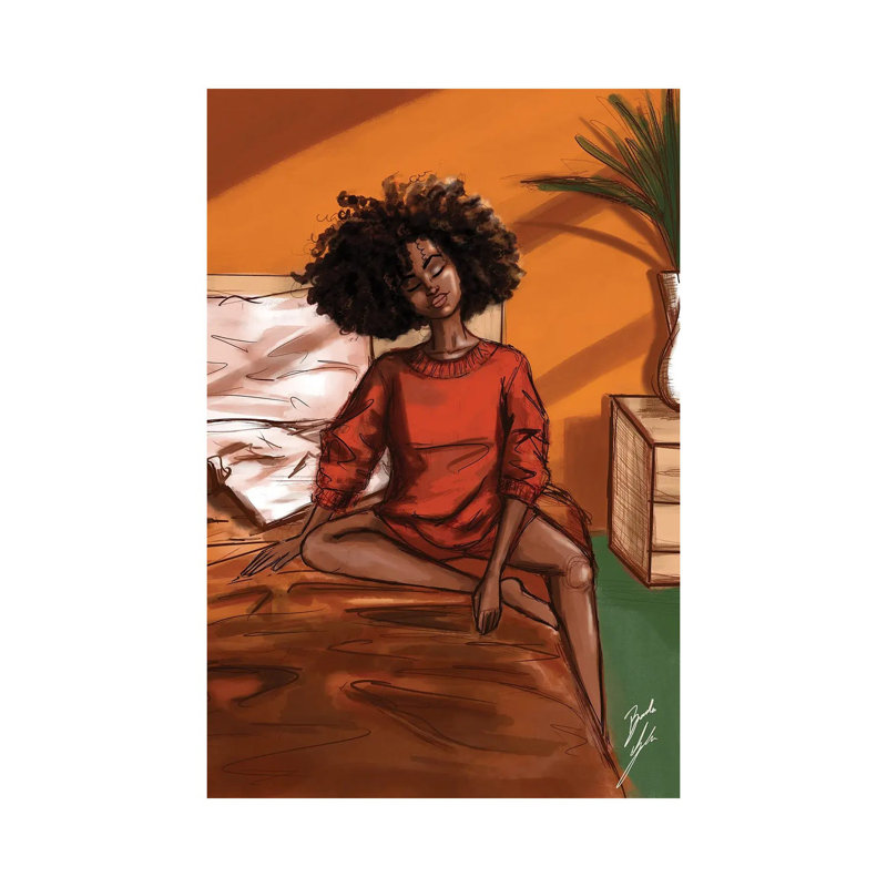 Morning Daze par - Toile tendue, H 18 po x l 12 po x 1,5 po