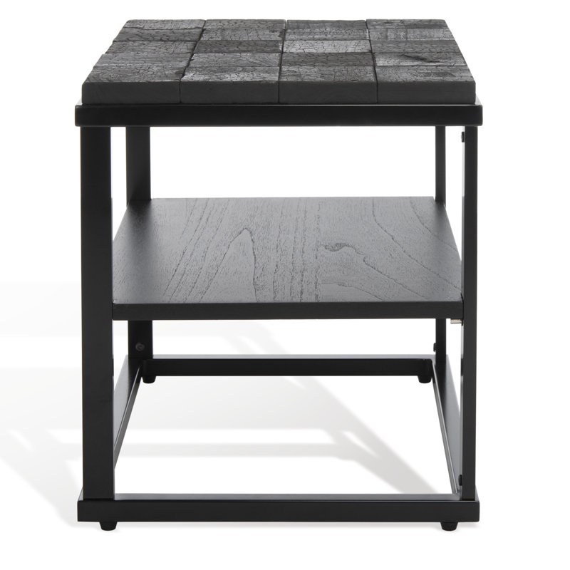 Ken Solid Wood Top End Table