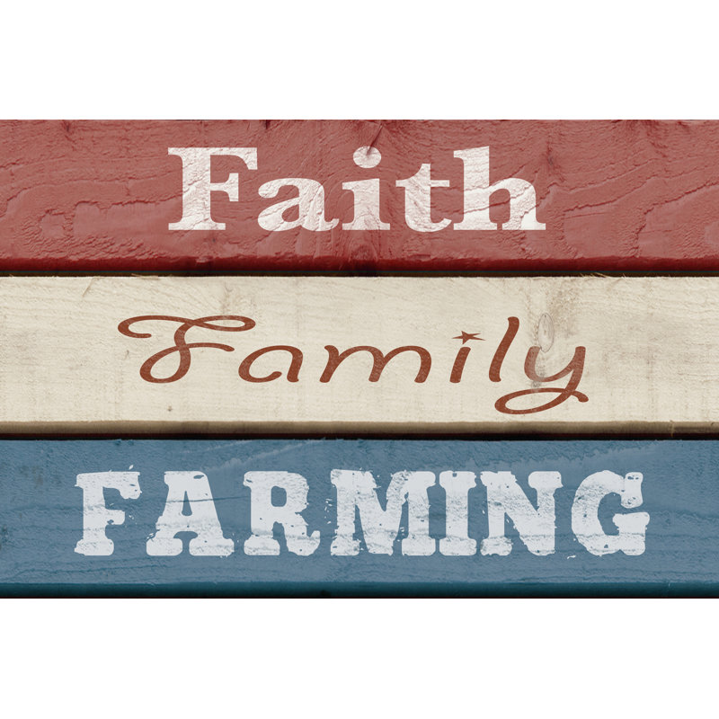 Farm Sentiment V by Alonzo Saunders - Wrapped Canvas Painting, 61cm H x 91cm W