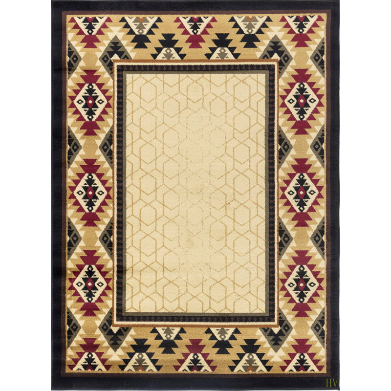 Tribes GC_YLS4007  2 Ft. X 3 Ft. Southwest Area Rug, Rectangle 2' x 3'