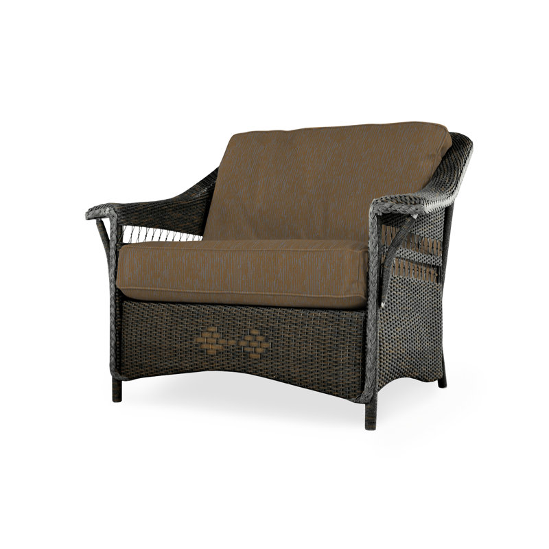 Nantucket Outdoor Lounge Chair, Kadogo Lake, Mink