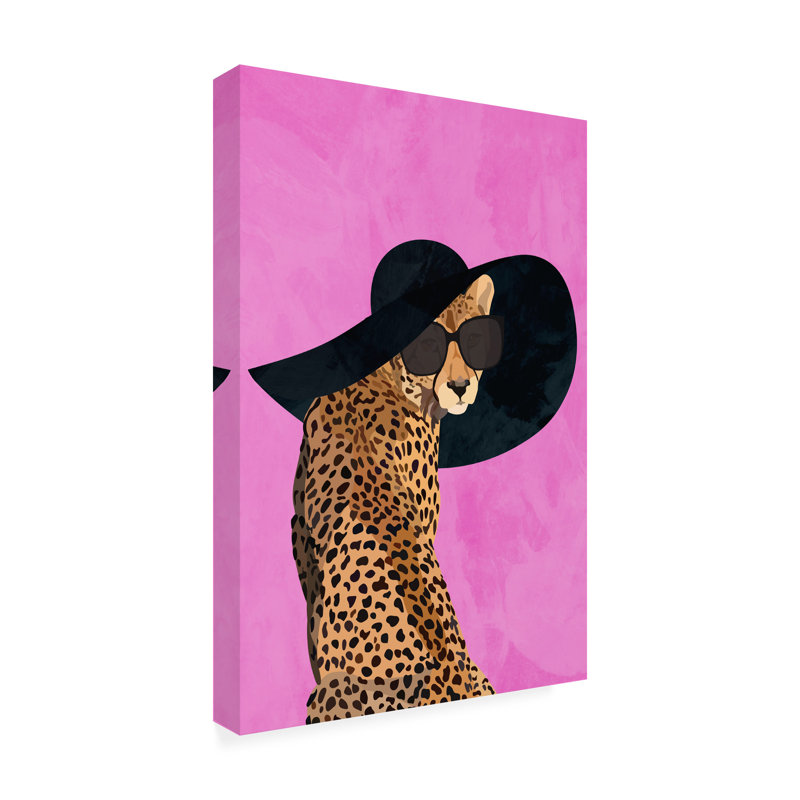 Art sur toile, Sarah Manovski, H 32 po x l 22 po, Rose