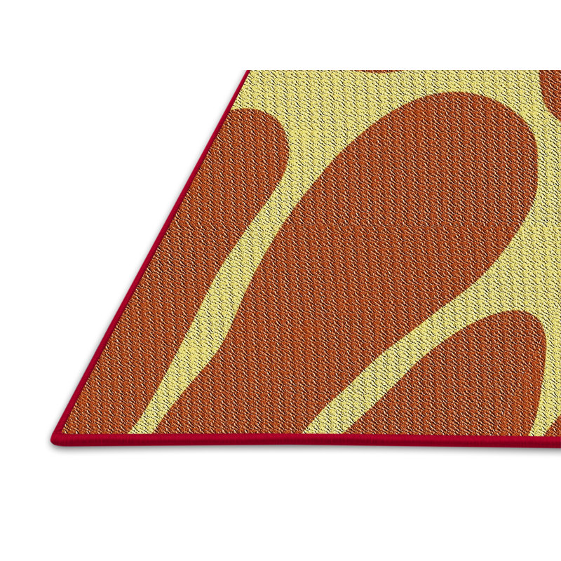 Rempe Abstract Indoor Rug, Rectangle 4' x 6'