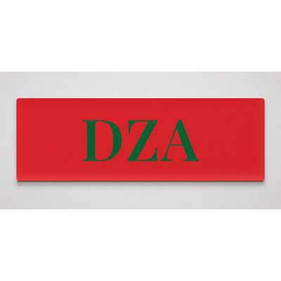 Drapeau de l'Algérie, Monogramme Diamant de Luxe — Blanc, Rouge, Vert — Toile panoramique