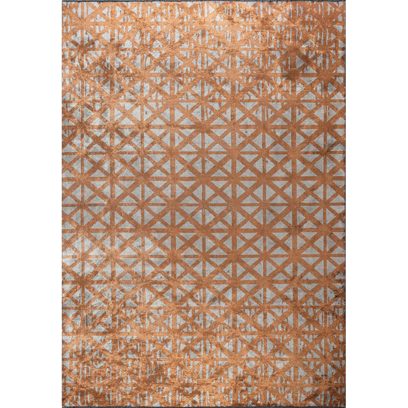 Rapture Trellis Area Rug, Rectangle 6'7" x 8'3"