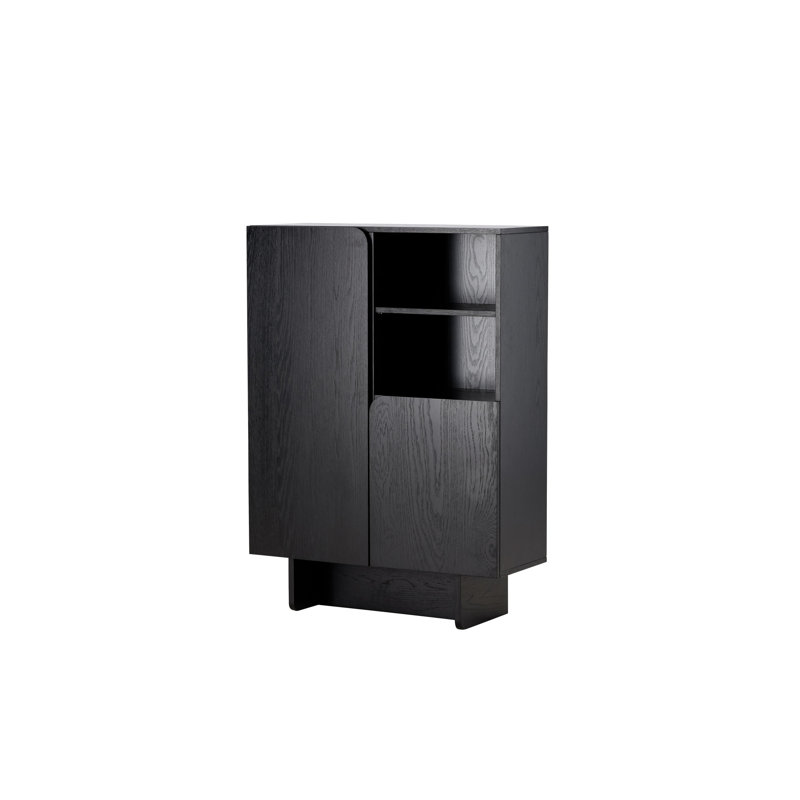 Farbourgh Rectangle Accent Cabinet, Black