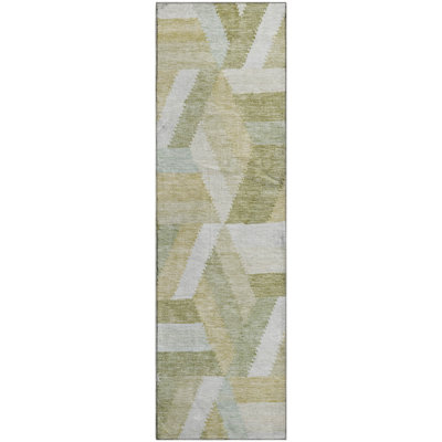 Premium Machine Washable Barry AMF1241 Geometric Rug