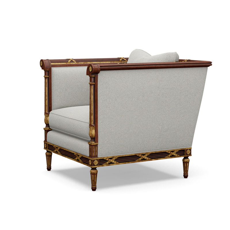 The Regent's Visit  Accent Chair, Page Snow (Performance fabric) 1355-91