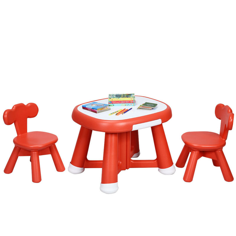 Alan Kids Oval Interactive Table and Chair Set