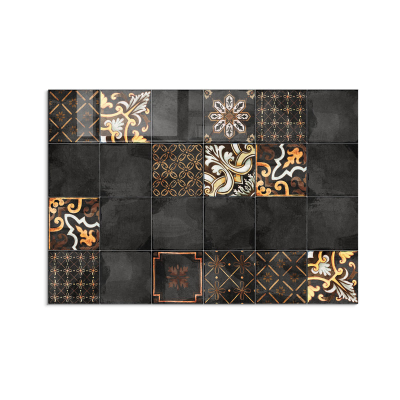 Elegant Decorative Tempered Glass Painting, 19.7 x 27.6 Inches | 100% Tempered Glass, Thickness: 0.16 Inches | Perfect for Home Decor, Living Room, and Office | Stunning Art Piece with Modern Aesthetic