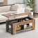 Table basse extensible avec rangement Sparta