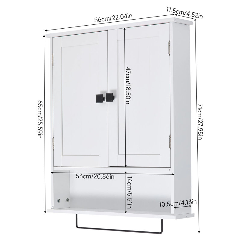 Wall Mounted Required Bathroom Storage