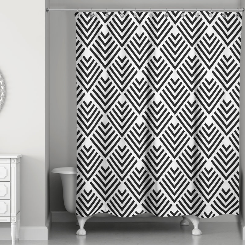 Shower Curtain, Black
