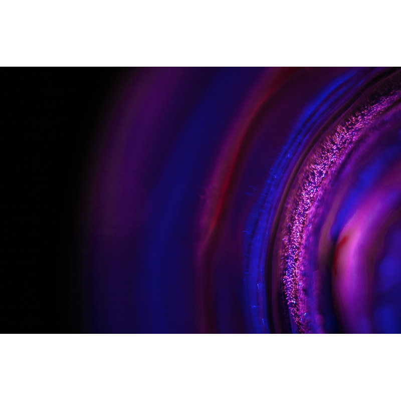 Bubbles Under Uv Light Macro - Wrapped Canvas Print, 30cm H x 46cm W