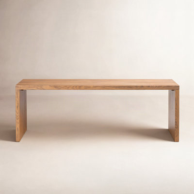 70" Oak Writing Desk