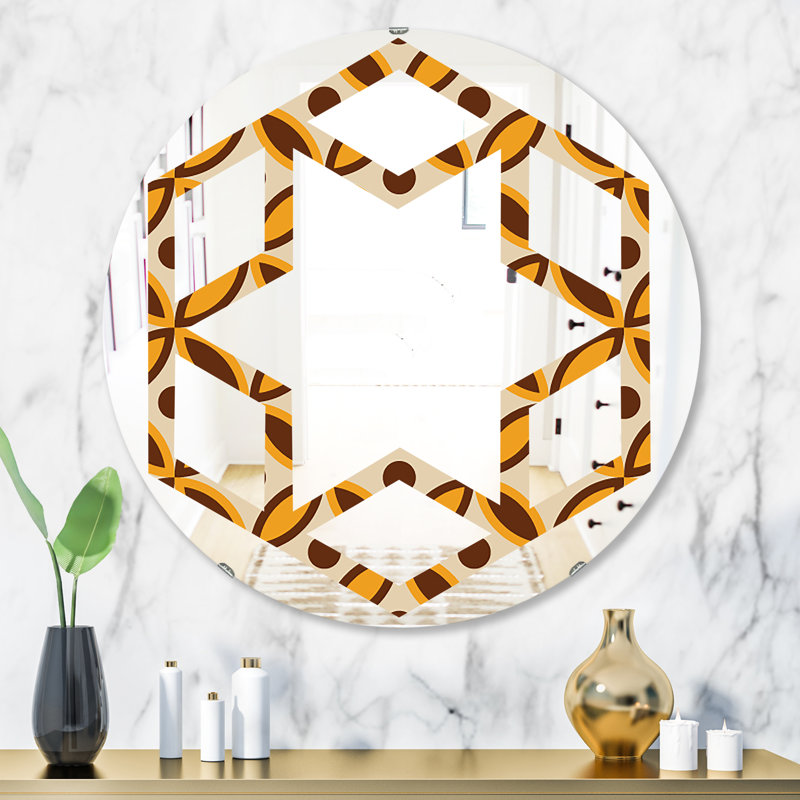 Miroir mural Hexagon Star, H 31,5 po x l 23,7 po