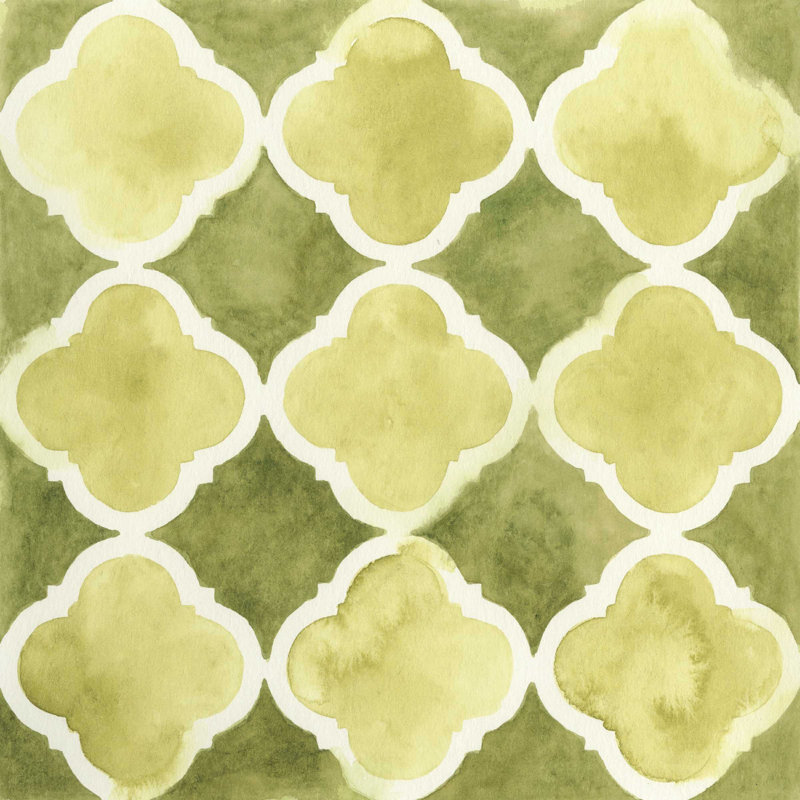 Tuile d'aquarelle IV, H 12 po x l 12 po x P 1,25 po