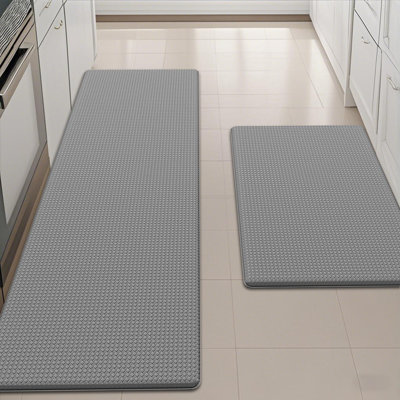 Solid Colour Anti-Fatigue Kitchen Mat