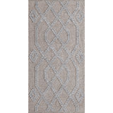 Cable Geometric Handwoven Blue Indoor / Outdoor Use Area Rug
