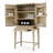 Bar Cabinet Borchard Washed Oak Veneer
