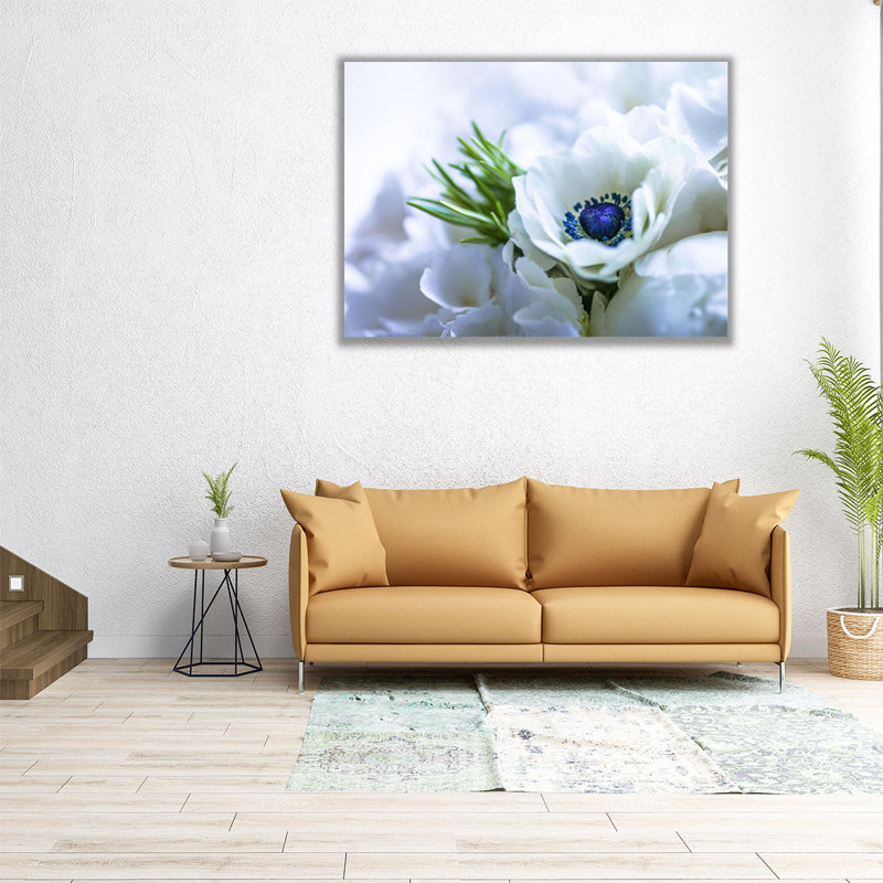 «Bunch Of Anemone Indoor» - reproduction d'art sur toile, H 30 po x l 40 po