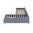 Twin Wooden Daybed With Trundle and Drawer-1606682442