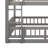 Bunk Bed With Slide,Fence And Ladder-415820331