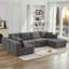 Canapé modulaire en forme de L de 106 po avec méridienne orientée à droite Cloud-1542226949-1542226948