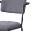 Chaise de bureau rembourrée à dossier ouvert avec design respirant et confort rembourré, parfaite pour les espaces de travail modernes-116625464