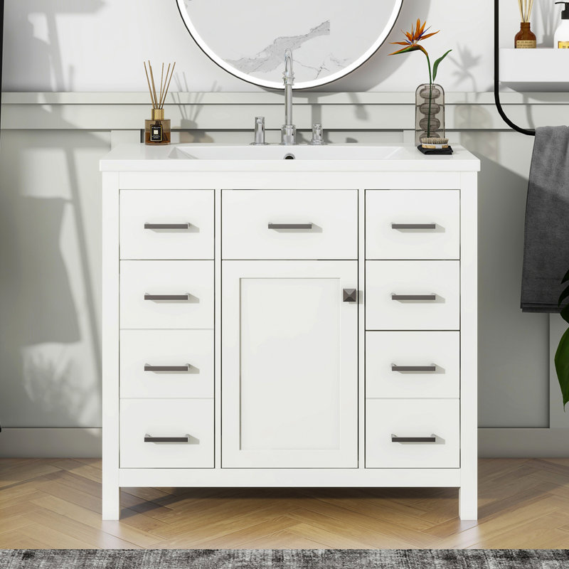 Meuble-lavabo moderne de 36 pouces