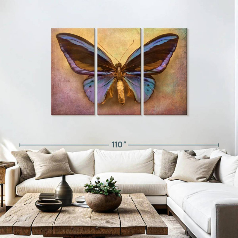 Original Butterfly, 48" H x 74" W
