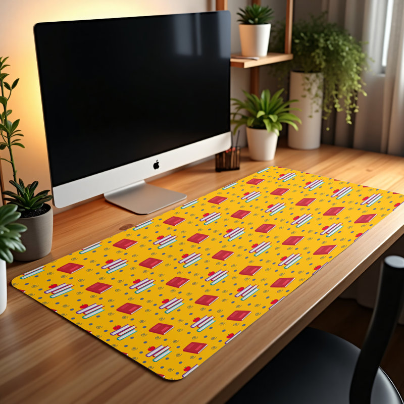 Polyester Desk Pad, 14.4x12.1