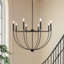 Lustre bol moderne 8 lumières