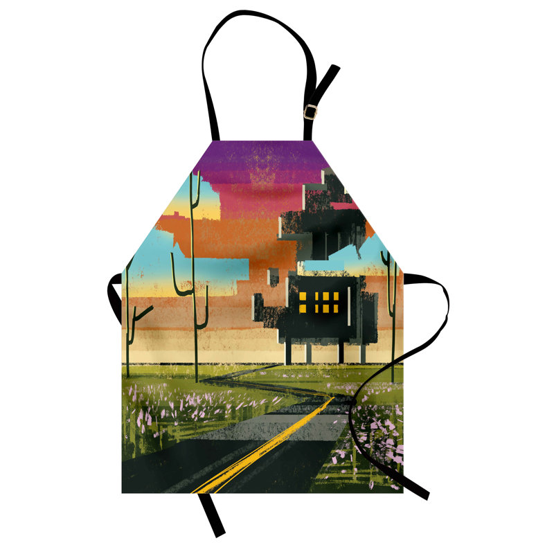 No Pattern Bib Apron