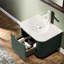 Meuble-lavabo moderne (avec meuble-lavabo et lavabo) avec rangement