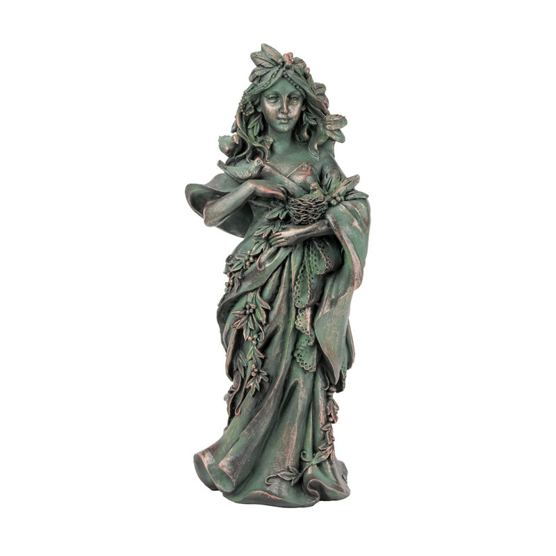 Statue Mère Nature, jeune fille de la forêt