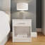 Bailey 35cm W Manufactured Wood Bedside Table