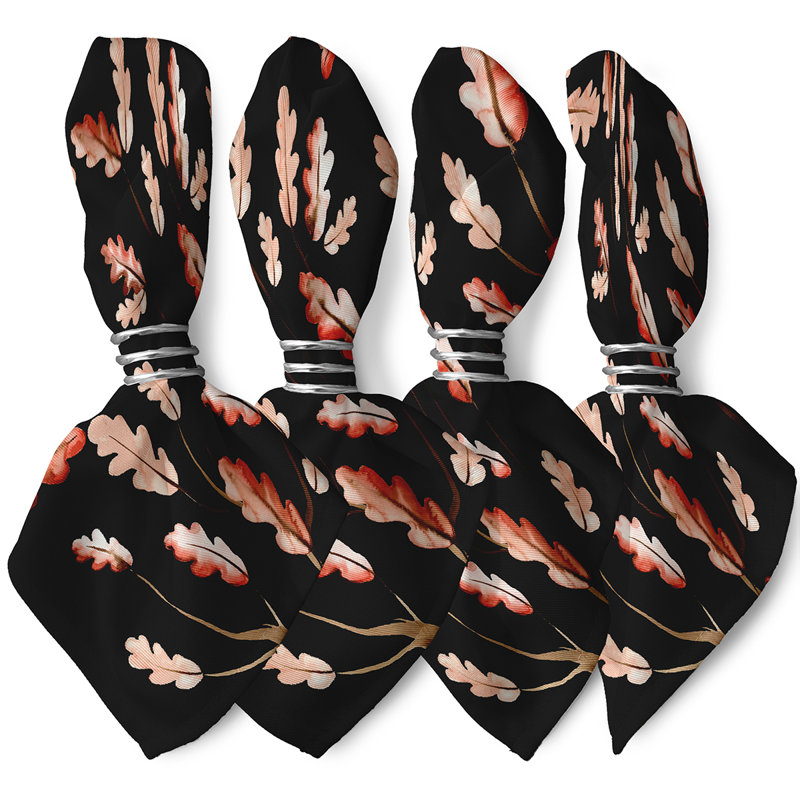 Serviette en chêne sauvage 19 po Lanz, Noir
