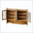 39.37'' Retro 4-Door Wall Mounted Cabinet with Open Hook Rack-126619662