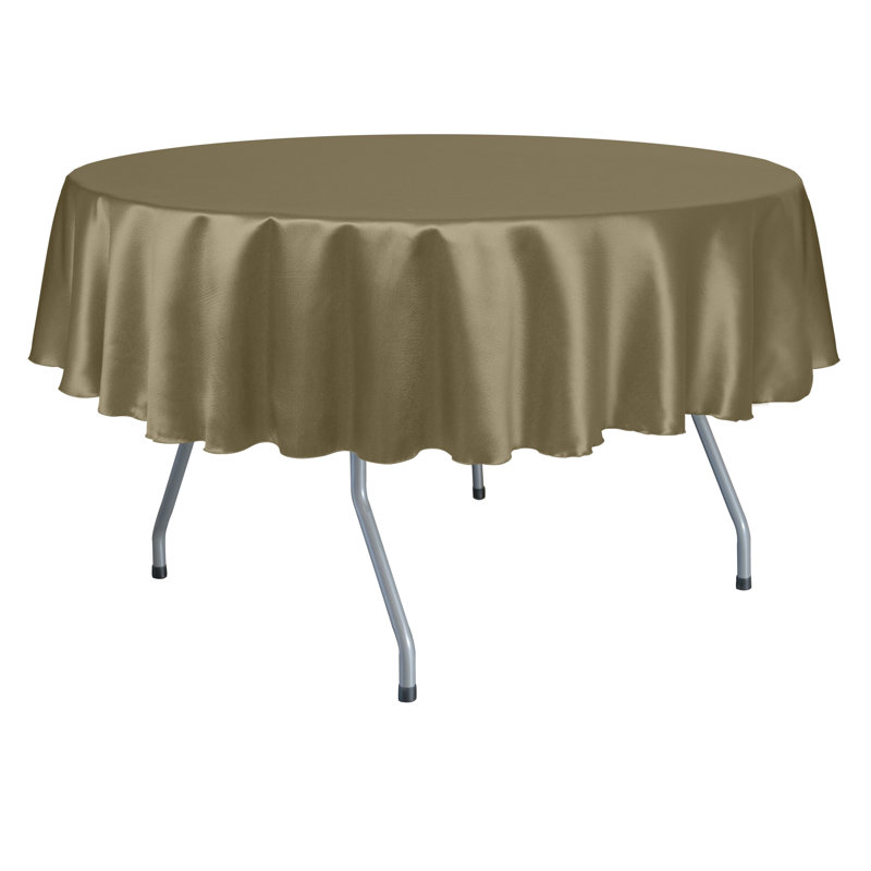 Ultimate Textile -2 Pack- Herringbone - Fandango 58-Inch Round Tablecloth, Natural