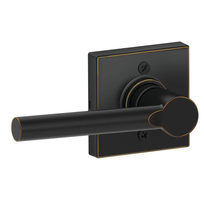 Serrure non tournante à levier J Series avec garniture Collins, Bronze vieilli