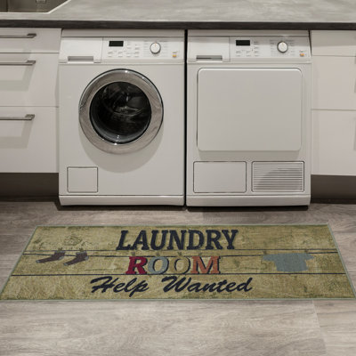 Tapis de couloir antidérapant rétro