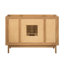 Kayla Meuble-lavabo simple en teck naturel